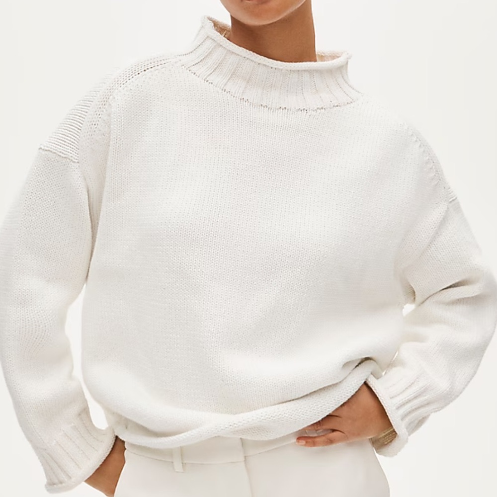Jcrew 2025 rollneck - ivory
